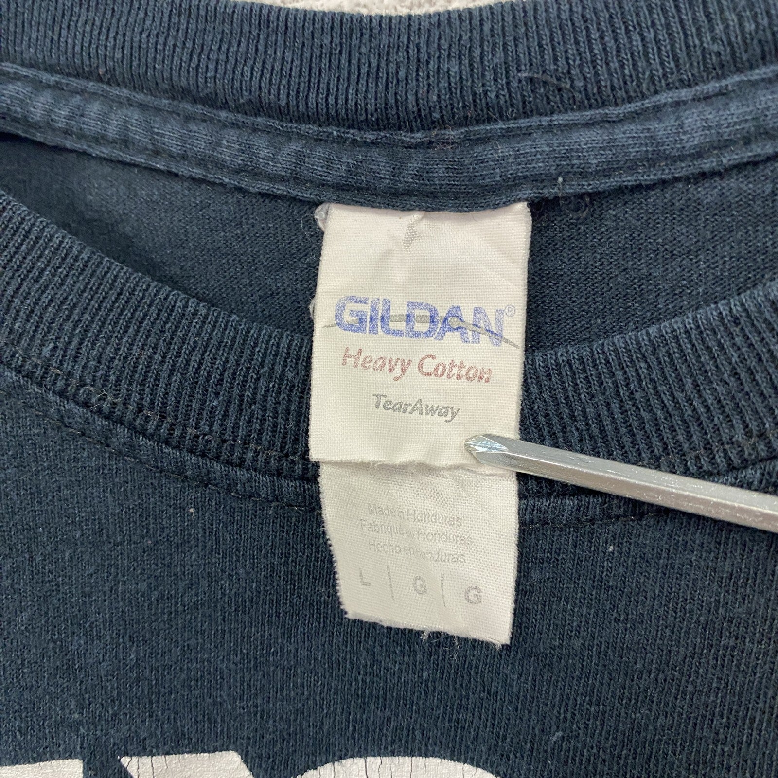 GILDAN　RAF CAMORA　GHOST　ゴースト　半袖プリントTシャツ　ラッパーT　ブラック　Lサイズ　　古着