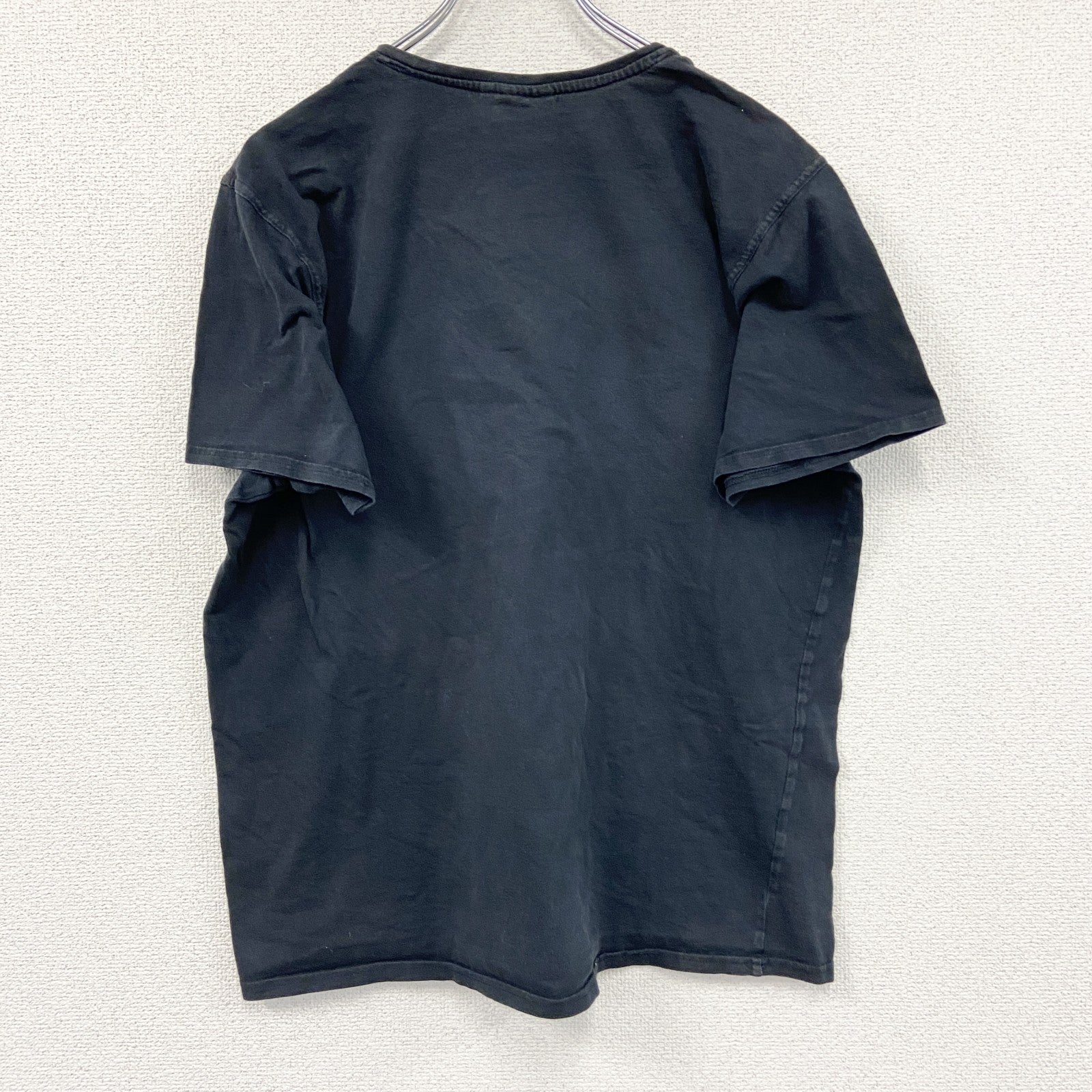 GODZILLA　ゴジラキングオブモンスターズ　半袖プリントTシャツ　ムービーT　キャラクターT　黒　ブラック　Lサイズ　古着