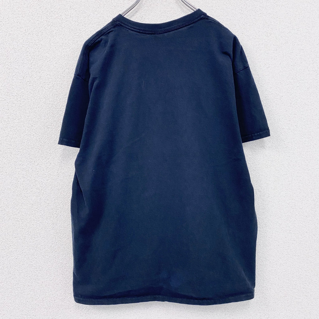 GILDAN　RAF CAMORA　GHOST　ゴースト　半袖プリントTシャツ　ラッパーT　ブラック　Lサイズ　　古着