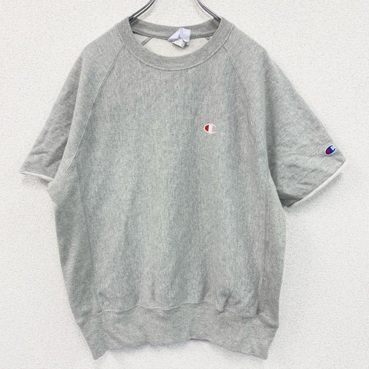00s　champion　チャンピオン　リバースウィーブ　半袖スウェット/トレーナー　グレー　Mサイズ