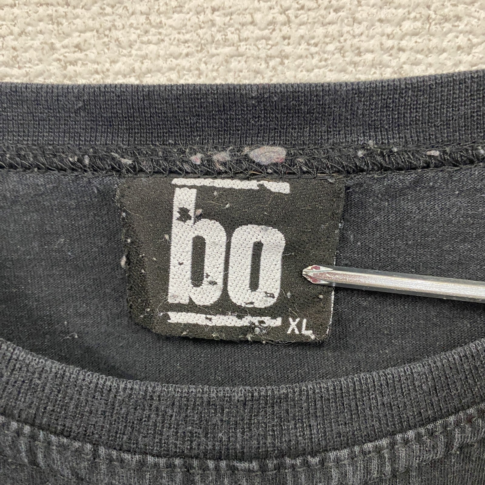 90s　bo　Bhse Onkelz　ベーゼオンケルツ　半袖プリントTシャツ　バンドT　ブラック　XLサイズ　　　ヴィンテージ　古着