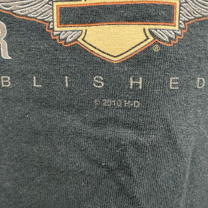 古着 used　00s　HARLEY DAVIDSON　ハーレーダビッドソン　タンクトップ/ノースリーブ　黒　ブラック　Lサイズ