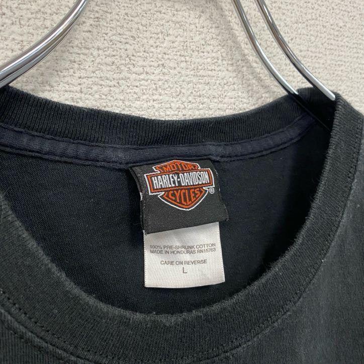 古着 used　00s　HARLEY DAVIDSON　ハーレーダビッドソン　タンクトップ/ノースリーブ　黒　ブラック　Lサイズ