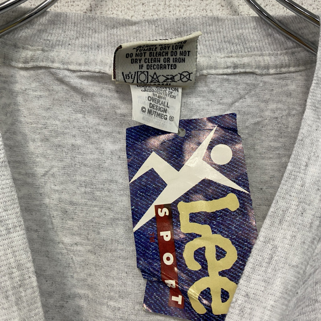90s　NUTMEG　ナツメグ　ロサンゼルスドジャース　野茂英雄　半袖プリントTシャツ　USA製　ヴィンテージ　シングルステッチ　グレー　Lサイズ　古着