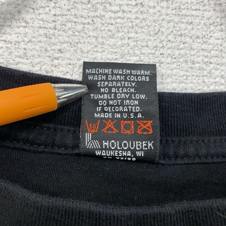 00s　HARLEY DAVIDSON　ハーレーダビッドソン　半袖プリントTシャツ　黒　ブラック　XLサイズ