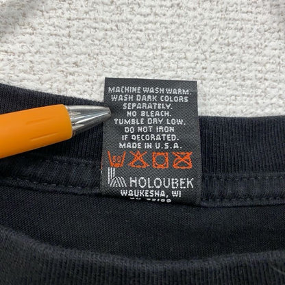 00s　HARLEY DAVIDSON　ハーレーダビッドソン　半袖プリントTシャツ　黒　ブラック　XLサイズ