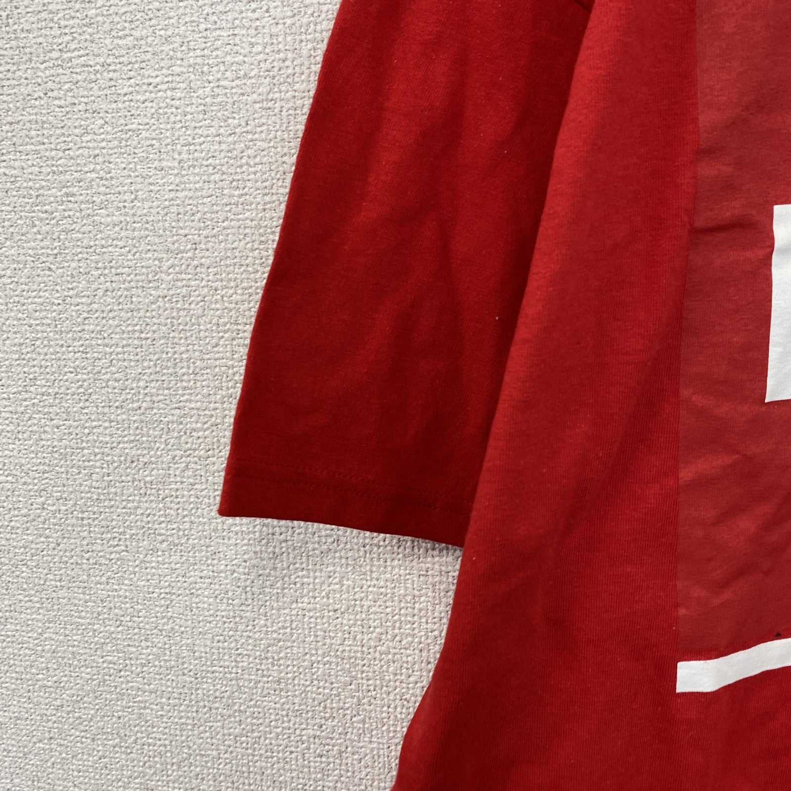古着 used　～00s　GILDAN　小野伸二　浦和レッズ　フェイエノールト　半袖プリントTシャツ　赤　レッド　Lサイズ