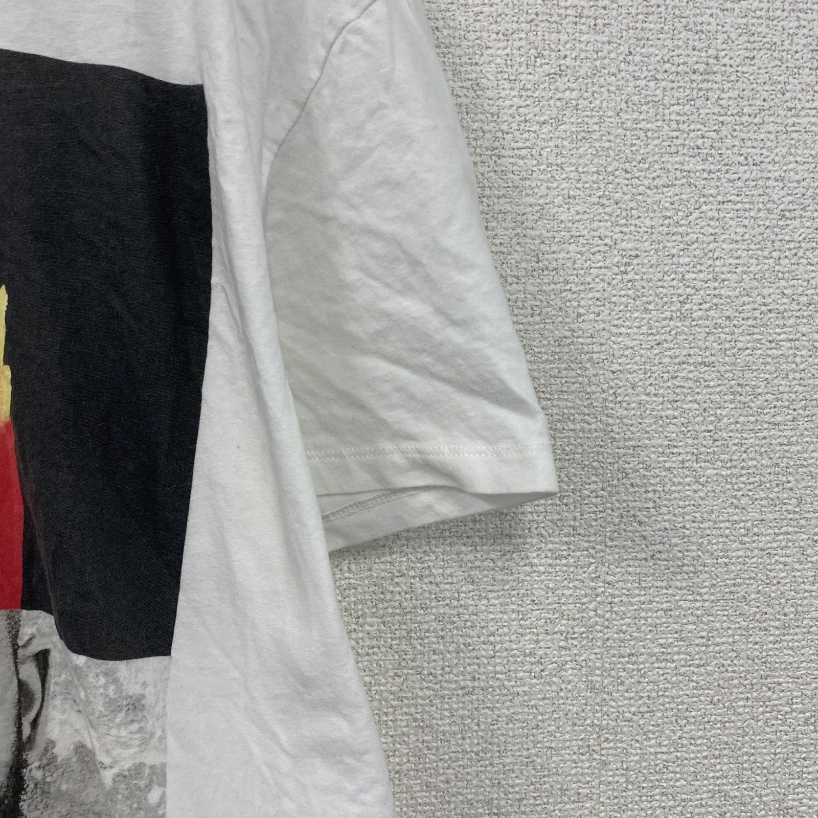 Japan RAGS　半袖プリントTシャツ　ポテト　白　ホワイト　XLサイズ　　古着