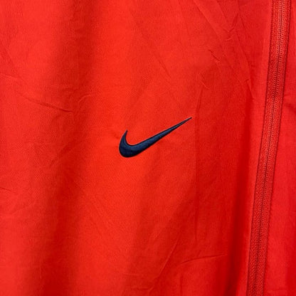 古着 used　NIKE　ナイキ　ハーフジップトラックジャケット/ジャージ　赤　レッド　XLサイズ