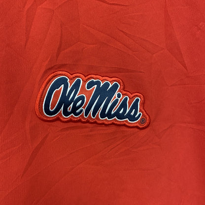 古着 used　NIKE　ナイキ　ハーフジップトラックジャケット/ジャージ　赤　レッド　XLサイズ