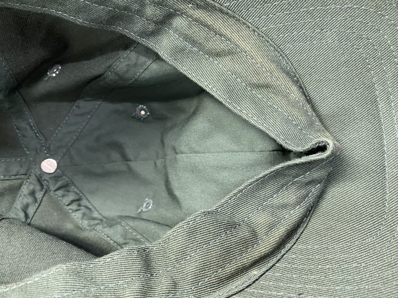 NIKE　ナイキ　6パネルキャップ　ベースボールキャップ　カーキ　ONE SIZE　古着