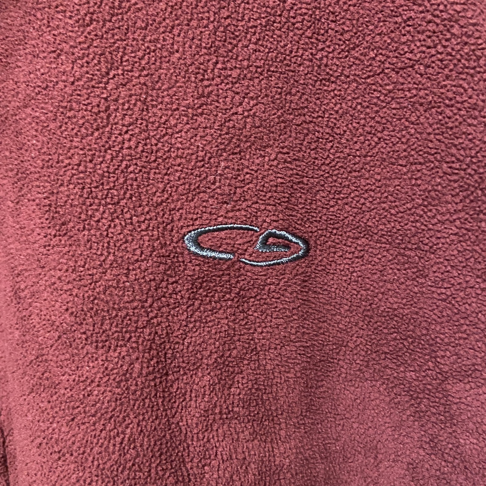 C9 by champion　チャンピオン　長袖ハーフジップフリースジャケット　ワインレッド　えんじ　サイズ　古着