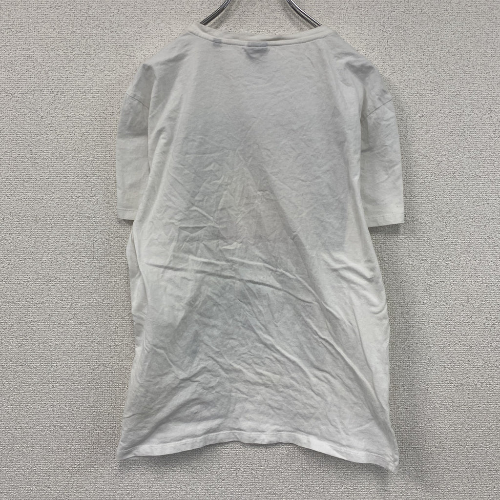 Japan RAGS　半袖プリントTシャツ　ポテト　白　ホワイト　XLサイズ　　古着
