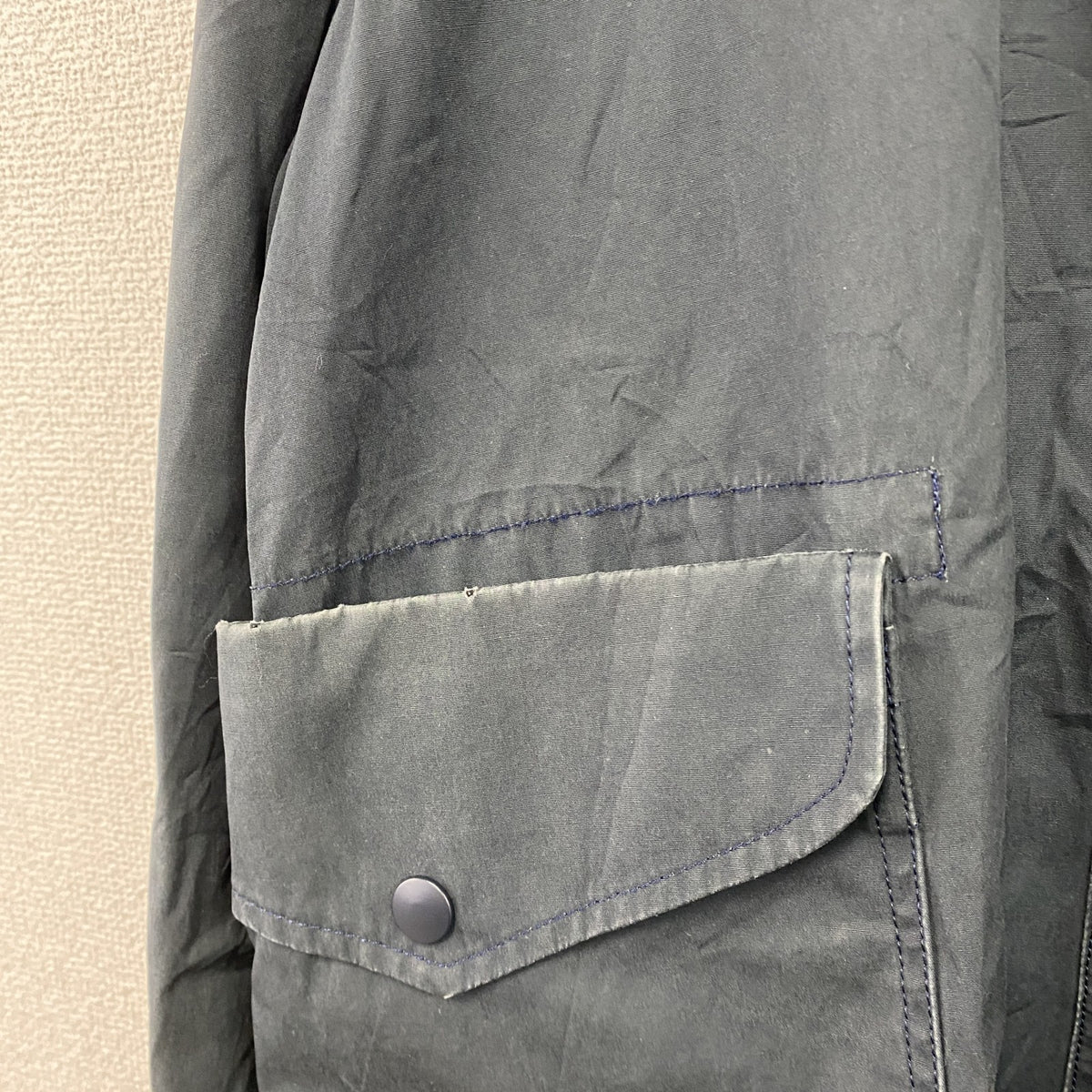 Soundman　ROYAL NAVY　サウンドマン　スモックパーカー　ベンタイルスモックパーカー　黒　ブラック　36サイズ　古着