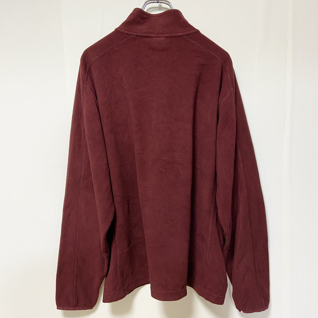 C9 by champion　チャンピオン　長袖ハーフジップフリースジャケット　ワインレッド　えんじ　サイズ　古着