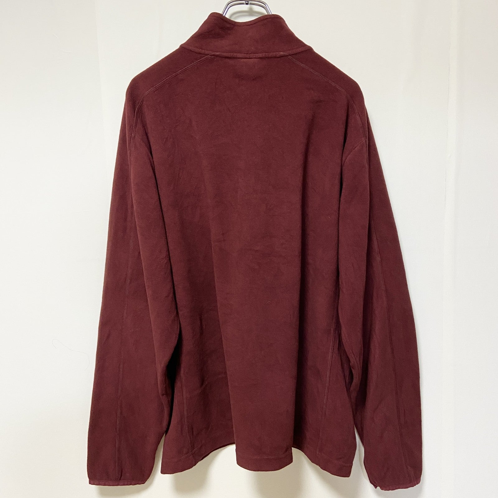 C9 by champion　チャンピオン　長袖ハーフジップフリースジャケット　ワインレッド　えんじ　サイズ　古着