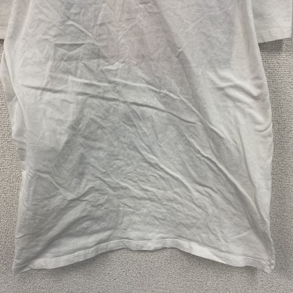 Japan RAGS　半袖プリントTシャツ　ポテト　白　ホワイト　XLサイズ　　古着