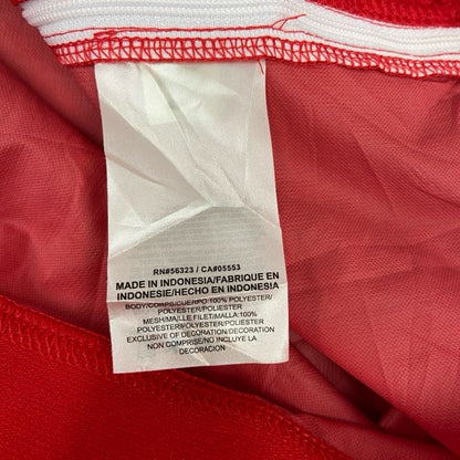 古着 used　NIKE　ナイキ　ハーフジップトラックジャケット/ジャージ　赤　レッド　XLサイズ