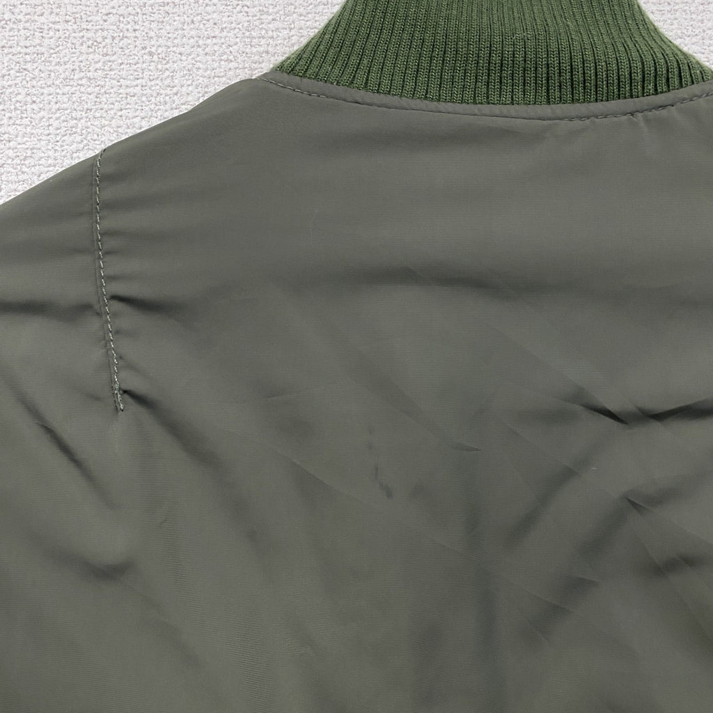 SLY　スライ　MA-1　ボンバージャケット　中綿入り　カーキ　フリーサイズ　古着