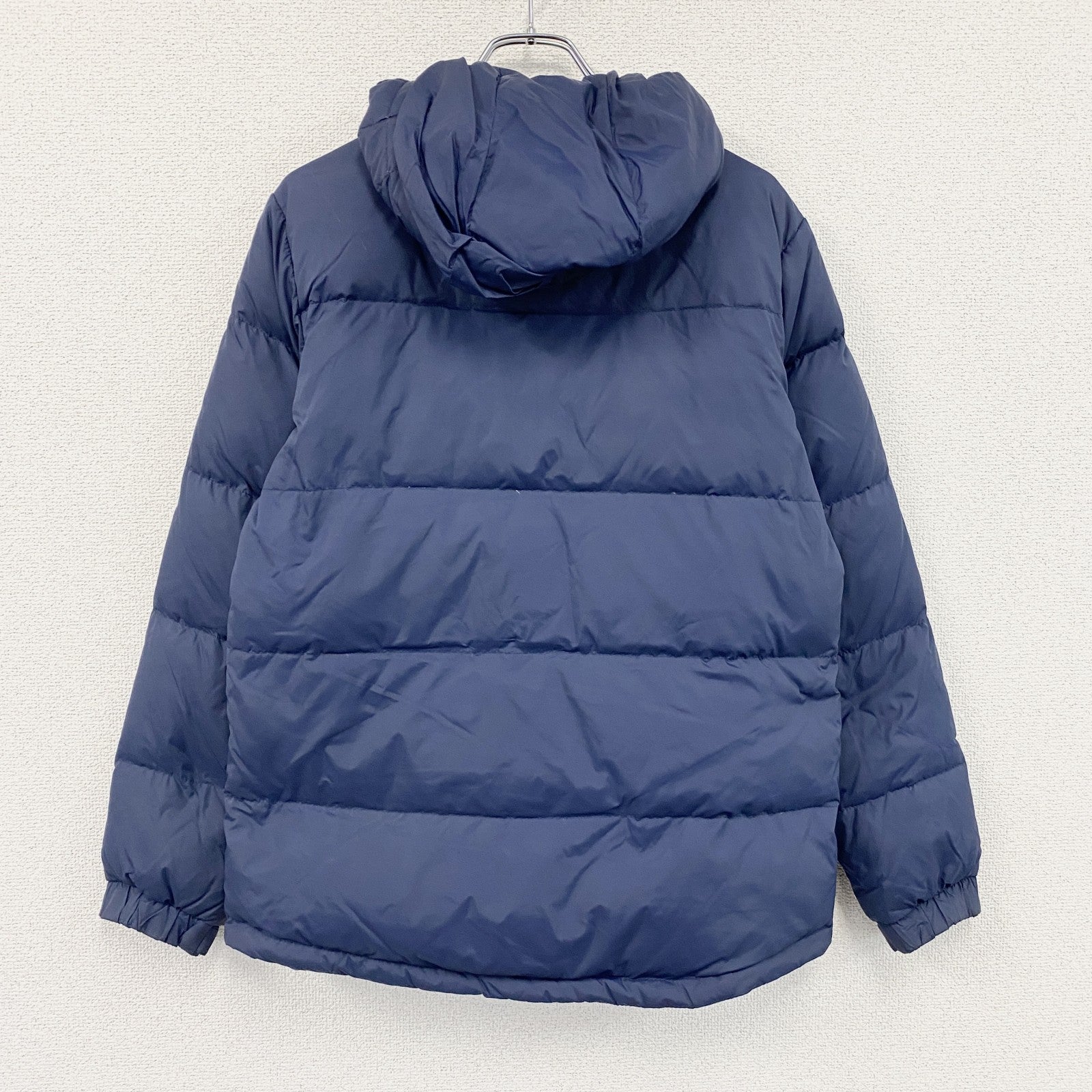 CAMP7　キャンプセブン　ダウンジャケット　ダウンパーカー　ダウン80%　紺　ネイビー　Mサイズ　古着