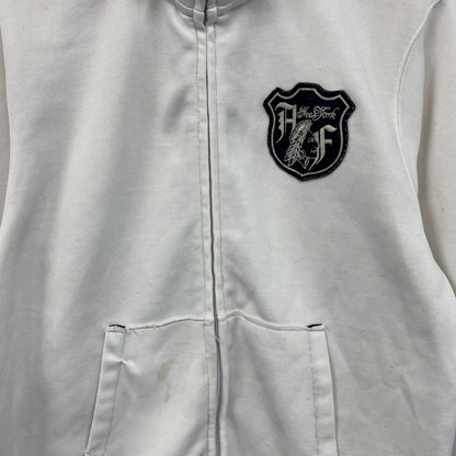 Abercrombie&Fitch　アバクロンビー&フィッチ　トラックジャケット/ジャージ　白　ホワイト　Mサイズ