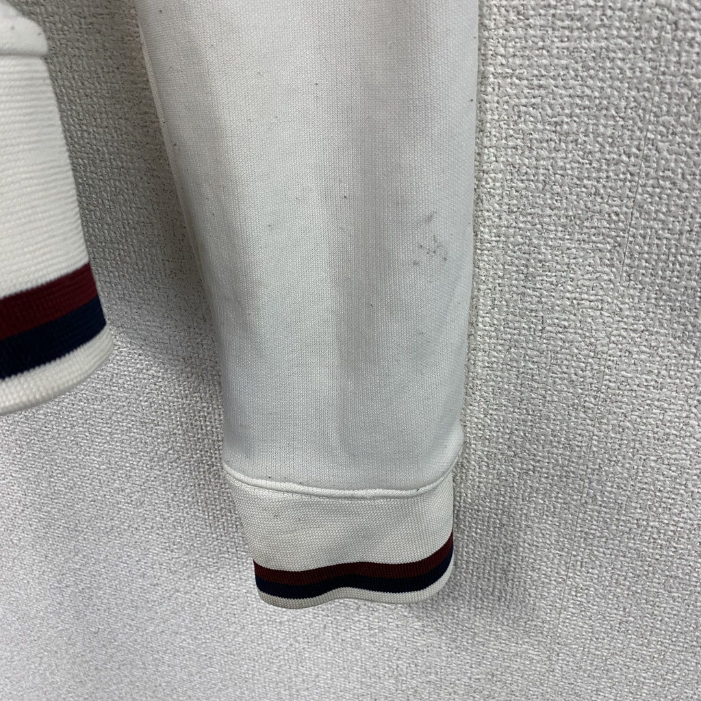 Abercrombie&Fitch　アバクロンビー&フィッチ　トラックジャケット/ジャージ　白　ホワイト　Mサイズ　古着
