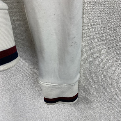 Abercrombie&Fitch　アバクロンビー&フィッチ　トラックジャケット/ジャージ　白　ホワイト　Mサイズ