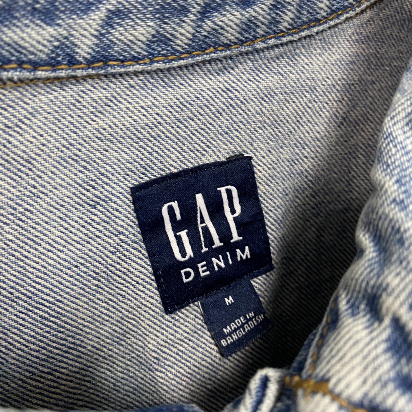 GAP　ギャップ　デニムジャケット/Gジャン　インディゴ　Mサイズ　古着