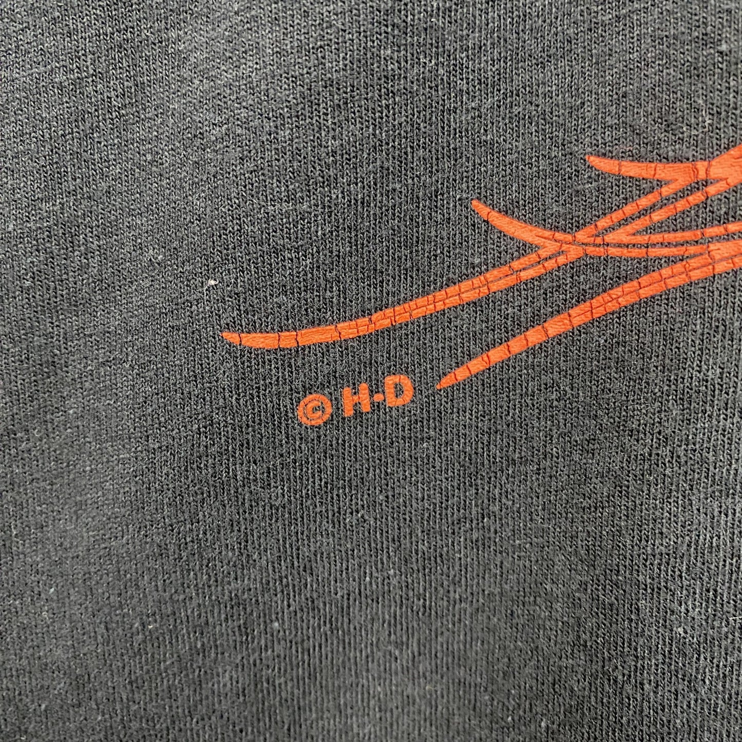 HARLEY DAVIDSON　ハーレーダビッドソン　半袖プリントTシャツ　黒　ブラック　XLサイズ