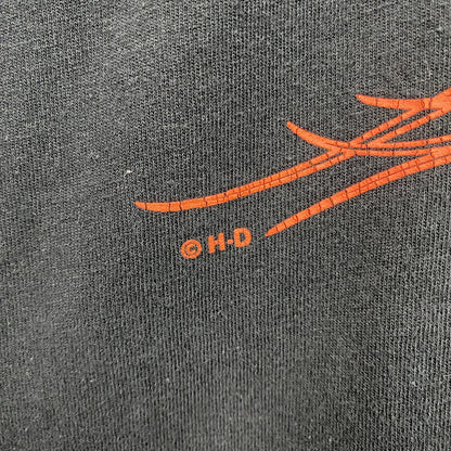 HARLEY DAVIDSON　ハーレーダビッドソン　半袖プリントTシャツ　黒　ブラック　XLサイズ