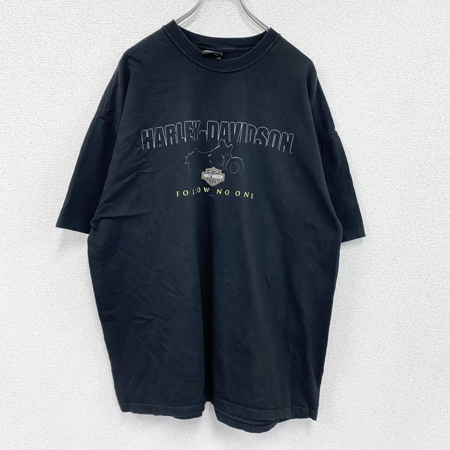00s　HARLEY DAVIDSON　ハーレーダビッドソン　半袖プリントTシャツ　黒　ブラック　XXLサイズ