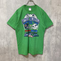 アメフト　PATRICK McDonald 2011　半袖プリントTシャツ　スポーツ　グリーン　レトロ　Mサイズ　古着