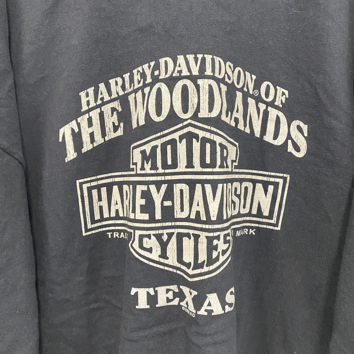 00s　HARLEY DAVIDSON　ハーレーダビッドソン　半袖プリントTシャツ　黒　ブラック　XXLサイズ