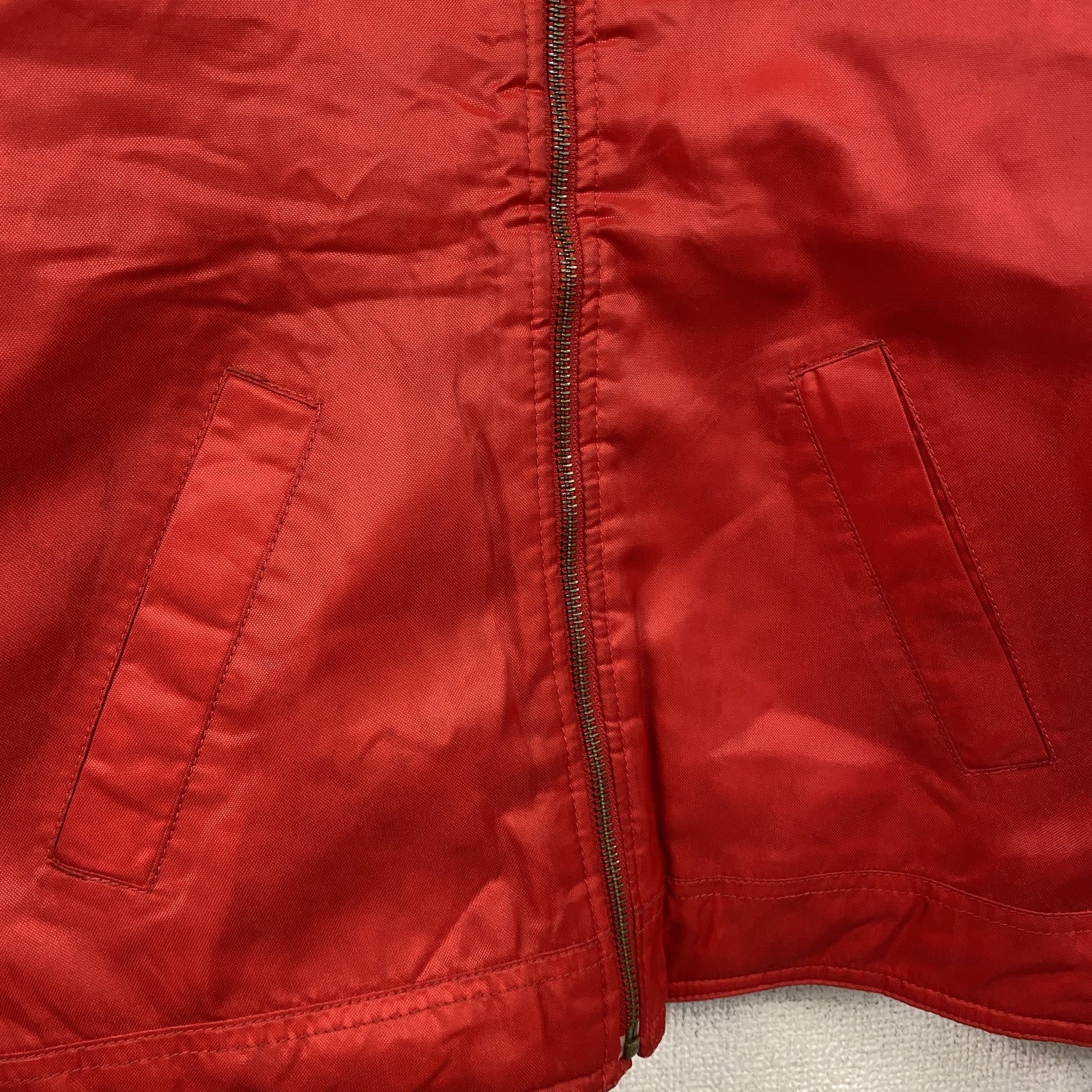 POLO by Ralph Lauren　ポロバイラルフローレン　中綿ジャケット　赤　レッド　Sサイズ　古着
