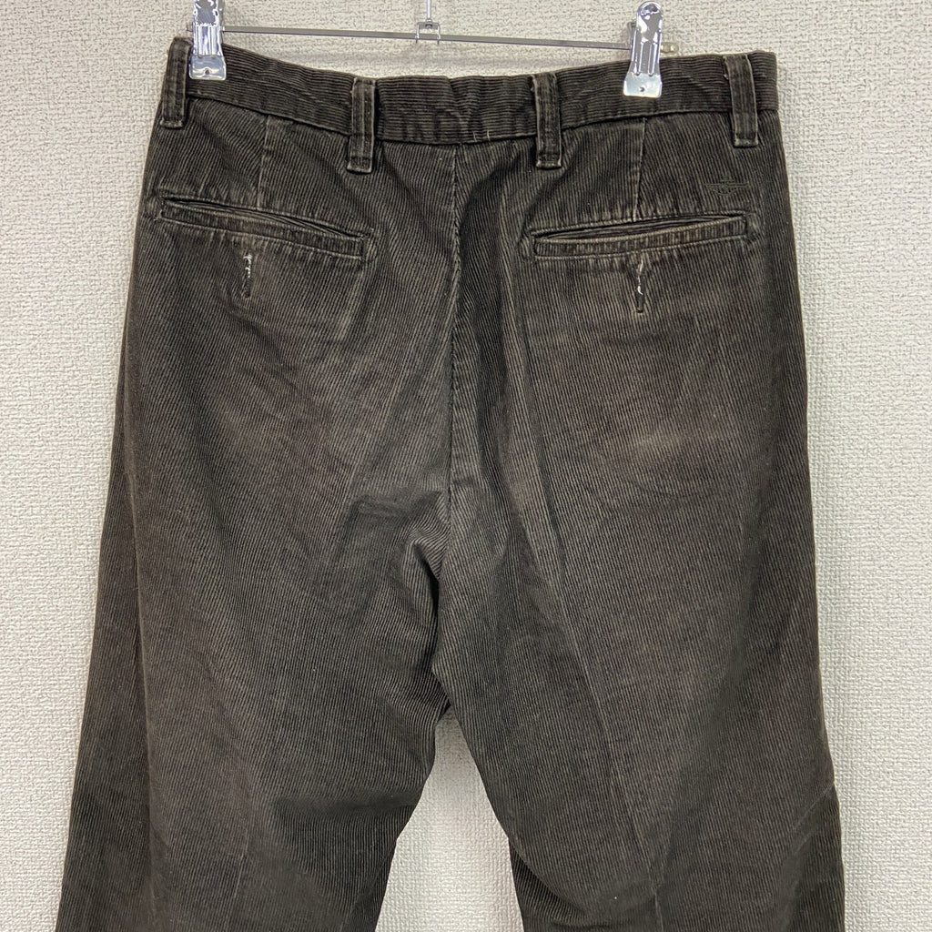 DOCKERS　ドッカーズ　コーデュロイパンツ　ジップフライ　茶色　ブラウン　W30サイズ　古着
