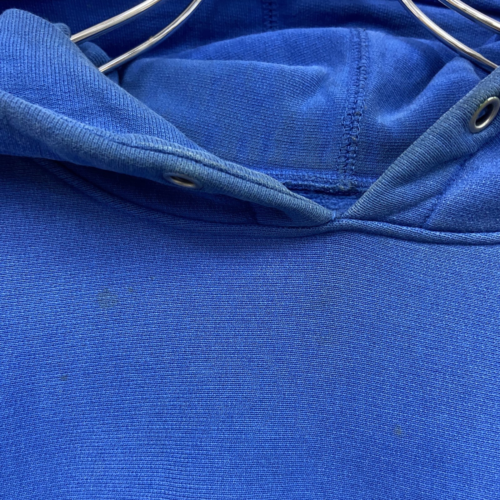Lafayette　ラファイエット　LOGO 2TONE HOODIE　スウェットパーカー/フーディー　青　ブルー　Lサイズ　古着