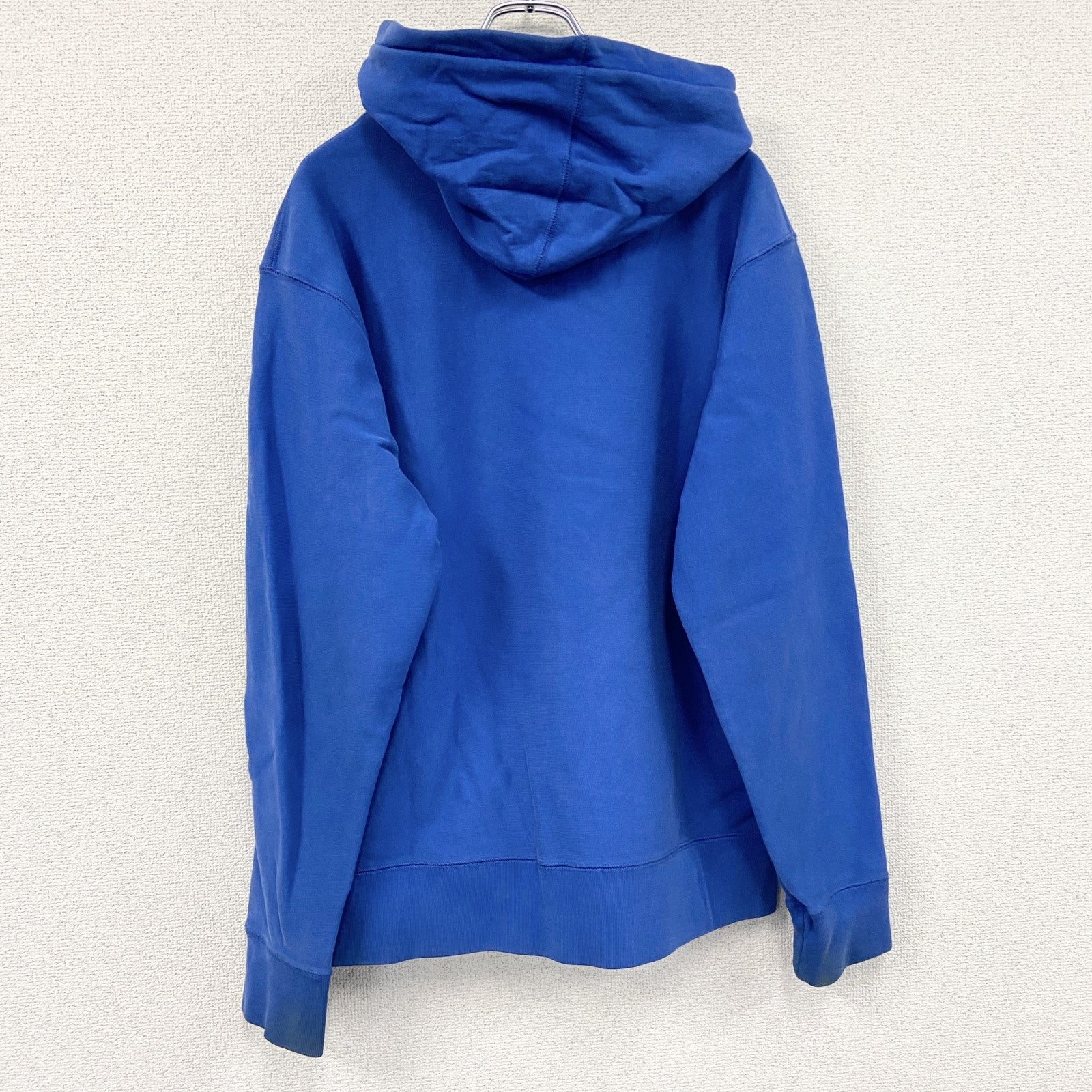 Lafayette　ラファイエット　LOGO 2TONE HOODIE　スウェットパーカー/フーディー　青　ブルー　Lサイズ　古着