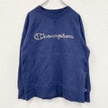 champion　チャンピオン　裏起毛スウェット/トレーナー　紺　ネイビー　Mサイズ　古着