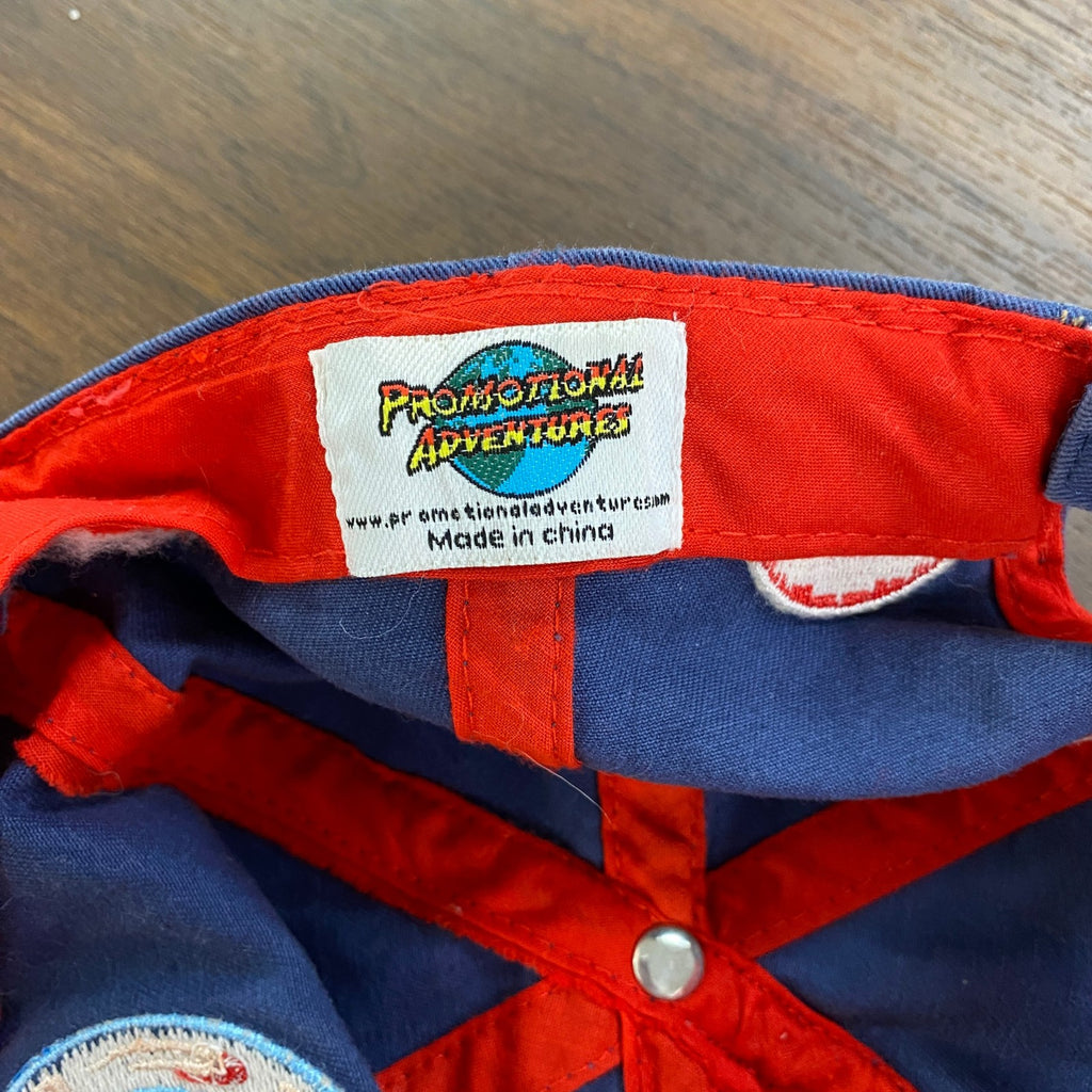 Spokane Indians　スポケーン・インディアンズ　6パネルキャップ　ベースボールキャップ　青　ブルー　　古着