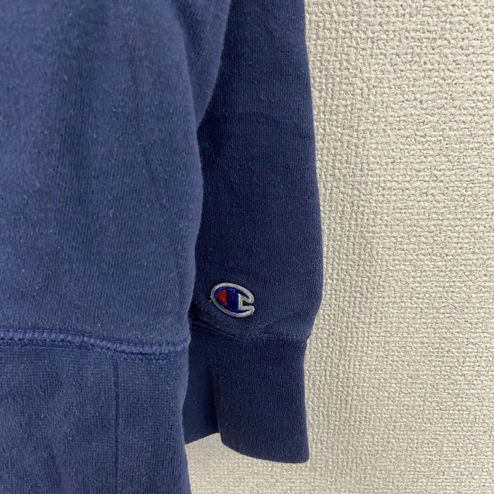 champion　チャンピオン　裏起毛スウェット/トレーナー　紺　ネイビー　Mサイズ　古着