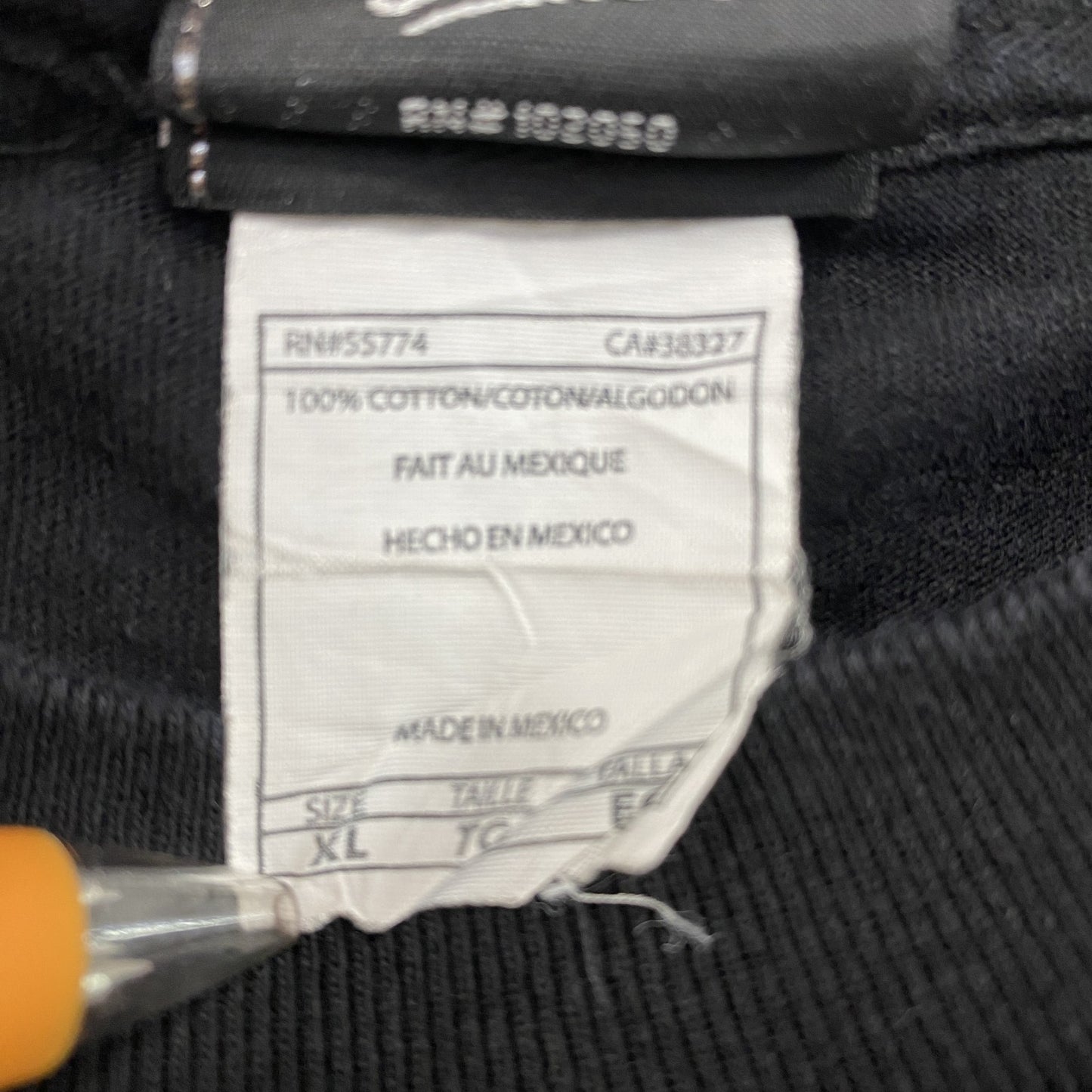 HARLEY DAVIDSON　ハーレーダビッドソン　長袖プリントTシャツ　黒　ブラック　XLサイズ