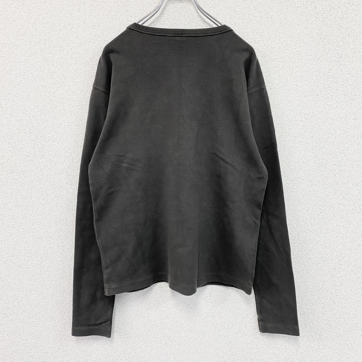BARNS OUTFITTERS　バーンズアウトフィッターズ　長袖Tシャツ/ロンT　ダークグレー　Lサイズ　古着