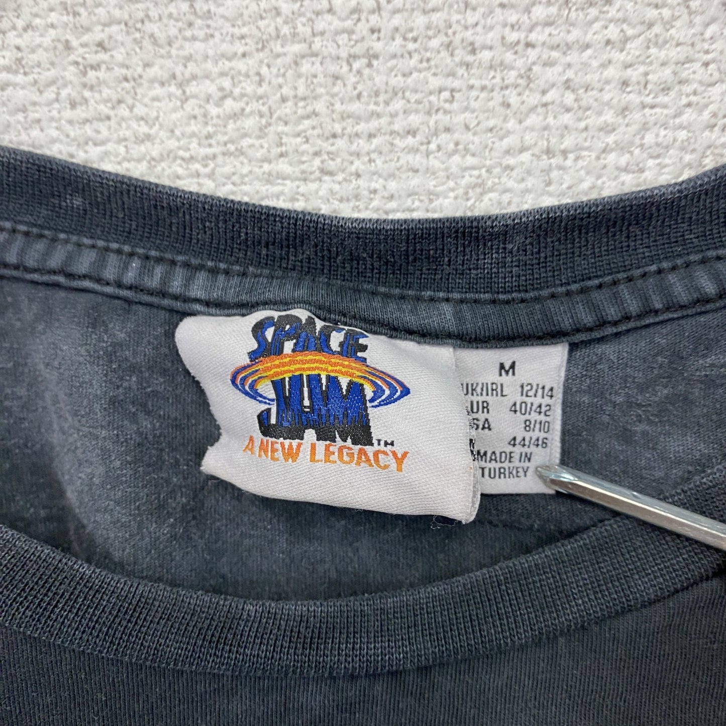 SPACE JAM　NBA　TUNE SQUAD　チューンスクワッド　半袖プリントTシャツ　黒　ブラック　Mサイズ