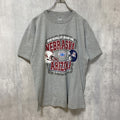 RUSSELL　ラッセル　アメフト　半袖カレッジプリントTシャツ　スポーツ　グレー　灰色　レトロ　Mサイズ　古着