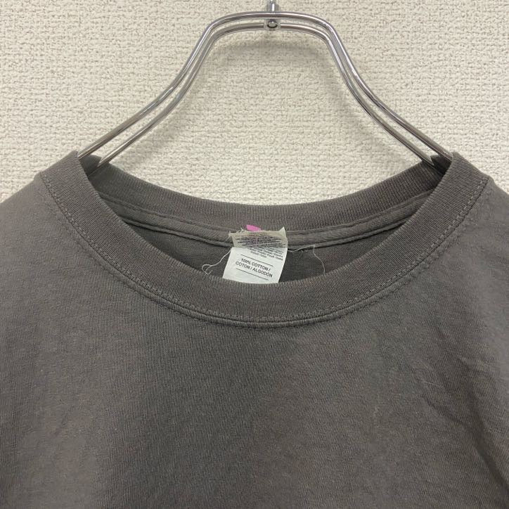 GILDAN　半袖プリントTシャツ　リアルツリー　迷彩柄　ブルークラブ　灰色　ダークグレー　XLサイズ　　　古着