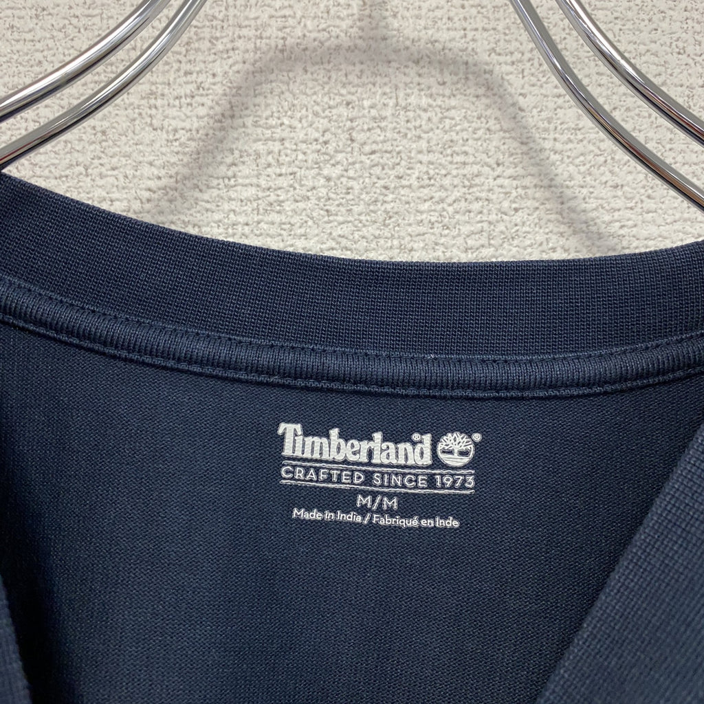 Timberland　ティンバーランド　半袖Ｔシャツ　紺　ネイビー　Mサイズ Tシャツ カットソー メンズ 古着