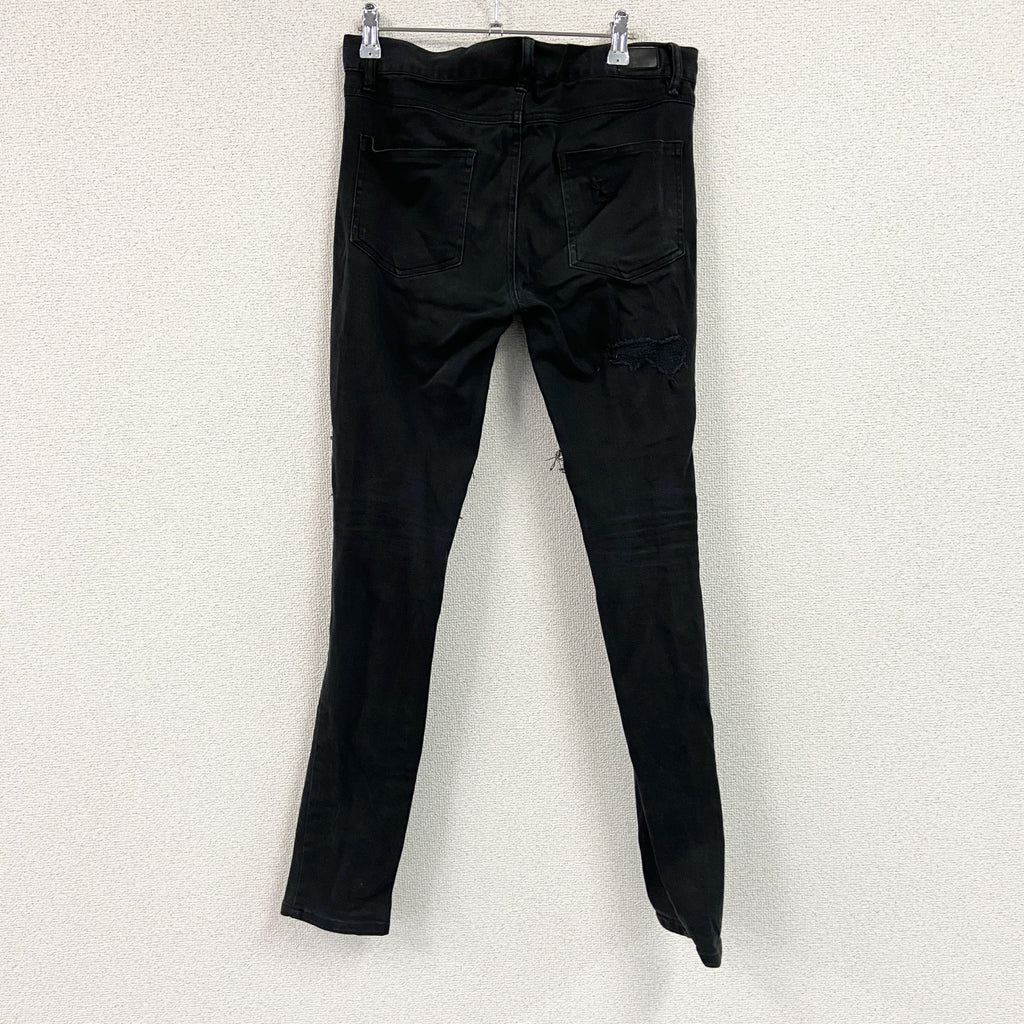 Danke Schon　ダンケシェーン　デニムパンツ/ジーンズ　スキニーパンツ　ジップフライ　黒　ブラック　古着