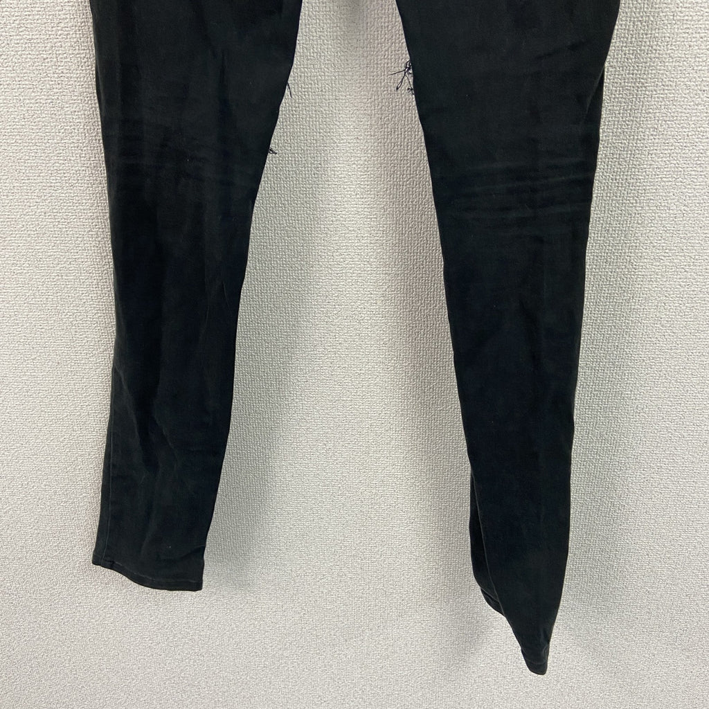 Danke Schon　ダンケシェーン　デニムパンツ/ジーンズ　スキニーパンツ　ジップフライ　黒　ブラック　古着