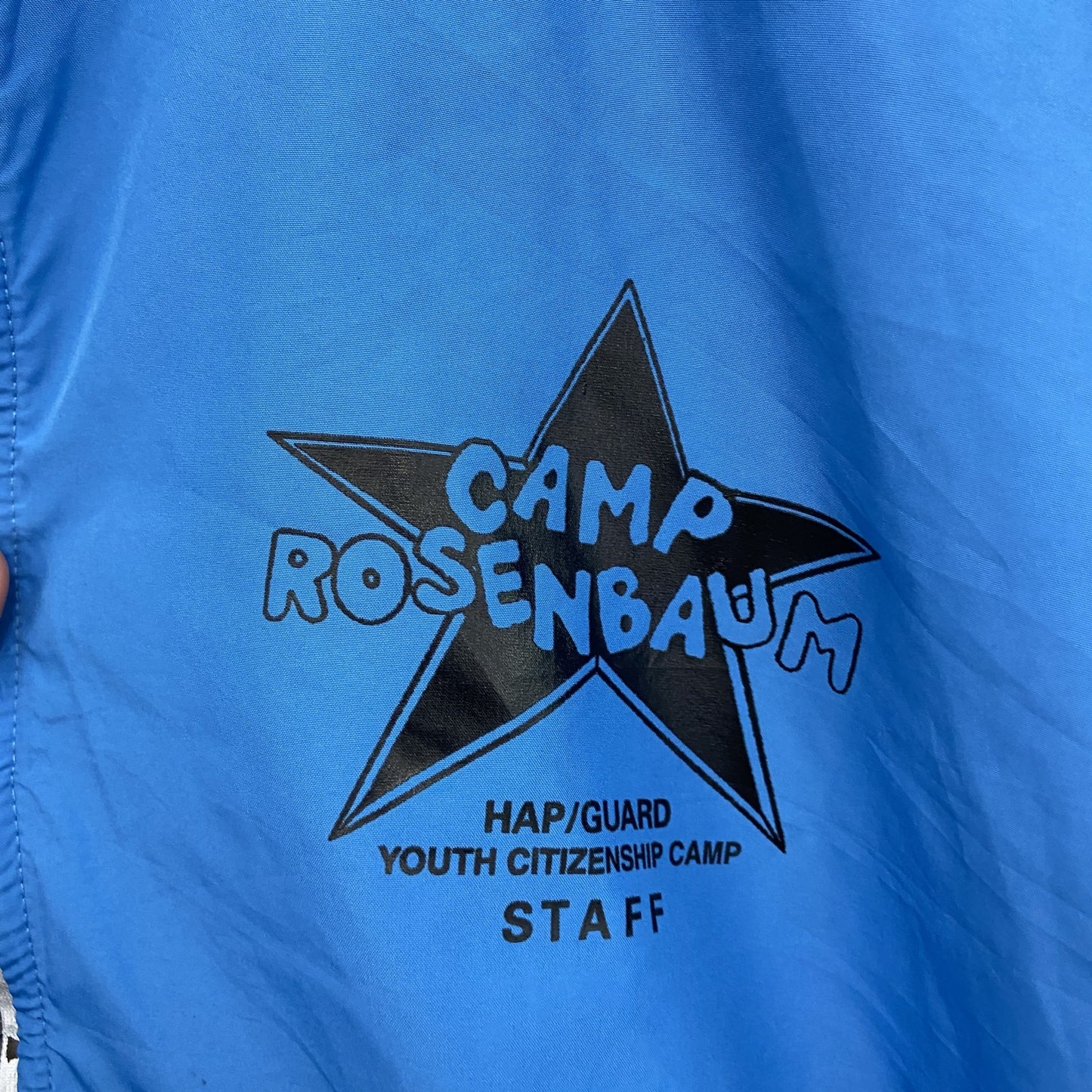 古着 used　NIKE　ナイキ　ハーフジップナイロンジャケット　水色　ライトブルー　Lサイズ