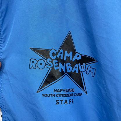 古着 used　NIKE　ナイキ　ハーフジップナイロンジャケット　水色　ライトブルー　Lサイズ